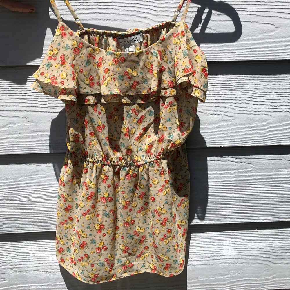 Floral tank top